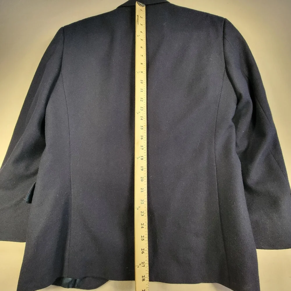 Oscar De La Renta Blazer‎ Cashmere Blend Navy Size 38S